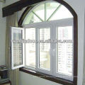 Barato casa upvc arco superior ventana para la venta